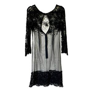 Vintage Beaded Lace Dress